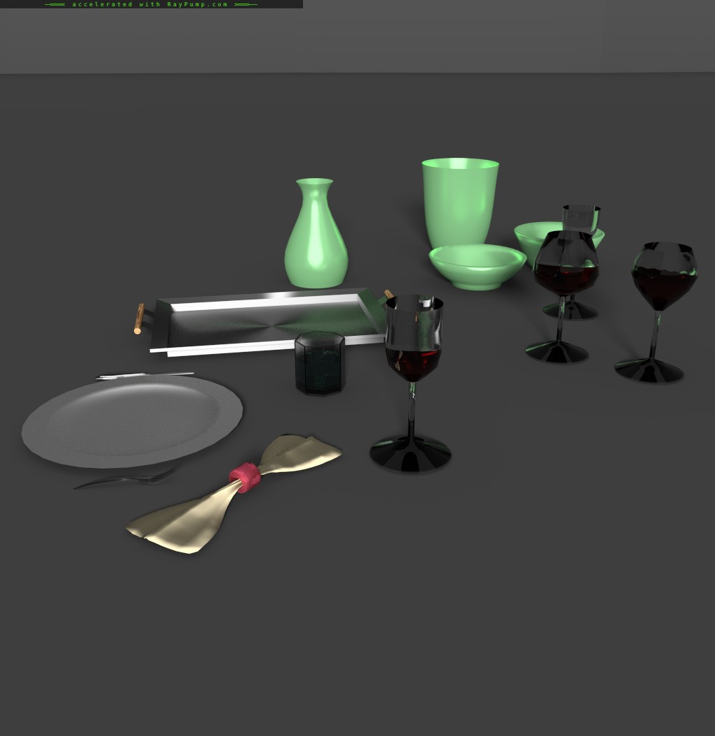 Tableware Set with Shapekey Controls preview image 3